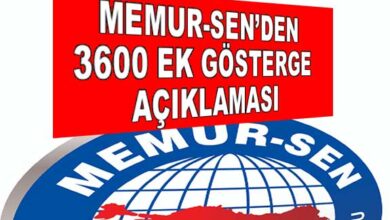 Son Dakika! Memur -Sen'den 3600 Ek Gösterge Müjdesi: Düzenleme Yolda