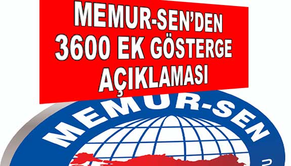 Son Dakika! Memur -Sen'den 3600 Ek Gösterge Müjdesi: Düzenleme Yolda