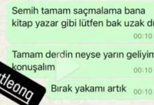 Semih Çelik ve İkbal Uzuner'in Whatsapp Görüşmeleri Ortaya Çıktı! "Öldüreceksen Öldür"